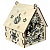 Набор деревянный для творчества "Елочная игрушка Домик" - миниатюра - рис 2.