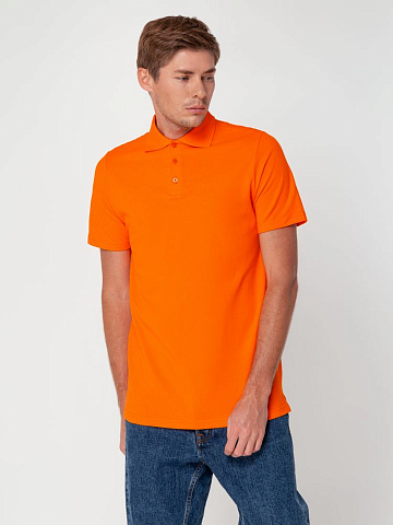 Рубашка поло Virma Light, оранжевая - рис 7.