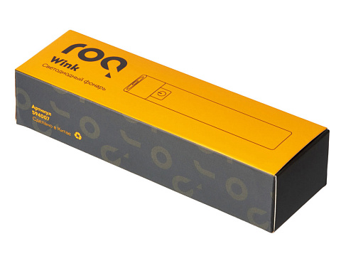 Светодиодный фонарь Wink, черный - рис 9.