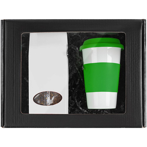 Набор «Чайная пауза», зеленый с белым - рис 3.