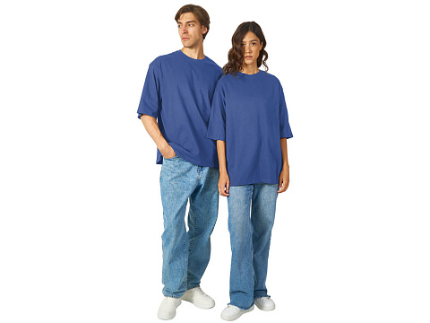 Футболка Berlin к/р оверсайз, 100% хлопок, 180гр, классический синий - рис 6.