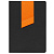 Ежедневник Bookmark, недатированный, черный с оранжевым - миниатюра - рис 3.