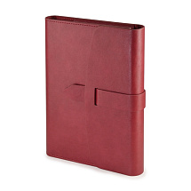 Ежедневник недатированный А5 Senate с магнитным клапаном, бордовый (Р)