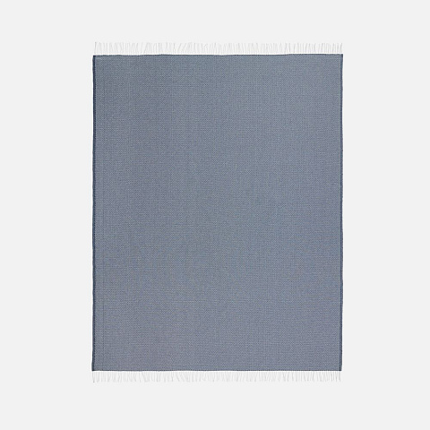 Плед «Бергамо», синий - рис 4.
