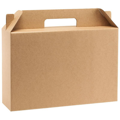 Подарочная коробка с ручками "Крафт" (35х30 см) - рис 4.