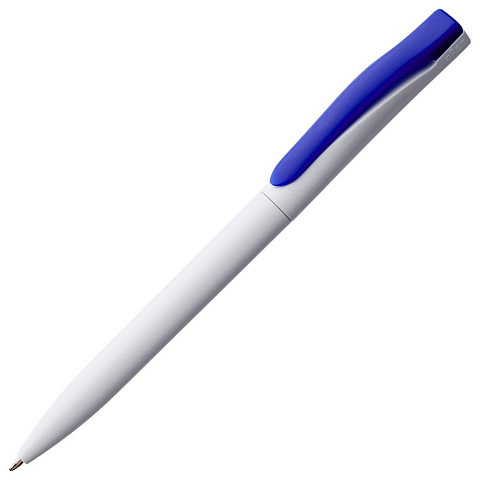 Ручка шариковая Pin, белая с синим - рис 2.