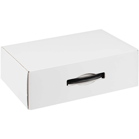 Коробка Matter Light, белая, с черной ручкой - рис 2.