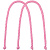 Ручки Corda для пакета M, розовые - миниатюра - рис 2.
