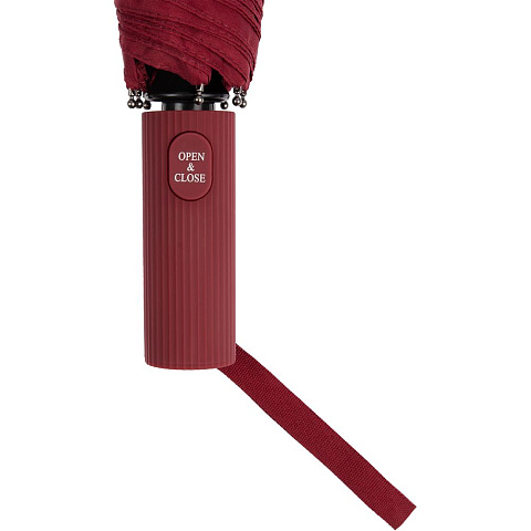Зонт складной Ribbo, красный - рис 7.