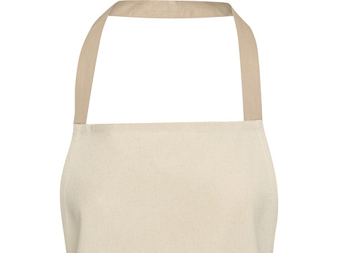 Nia фартук из переработанного хлопка плотностью 200 г/м² - бежевый овсяный - рис 4.