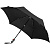 Зонт складной TS220 с безопасным механизмом, черный - миниатюра