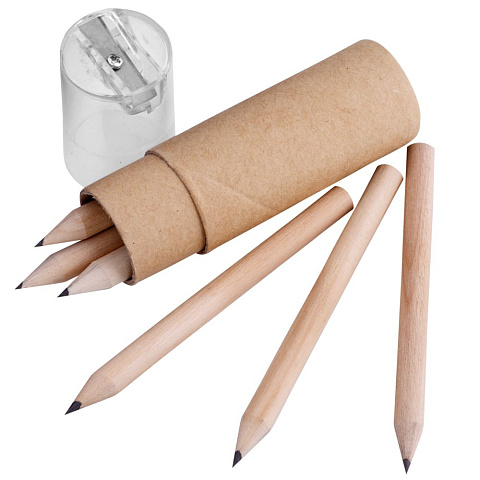 Набор карандашей Pencilvania Office с точилкой, прозрачный - рис 5.