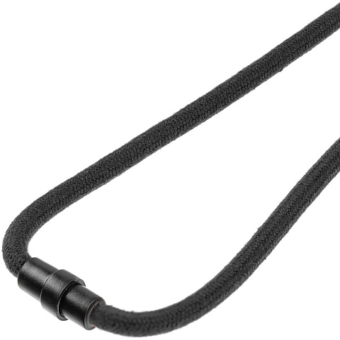 Шнурок для бейджа Tube Wood, черный - рис 5.