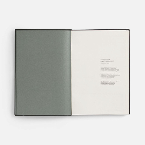 Ежедневник-органайзер Twill, недатированный, черный - рис 10.