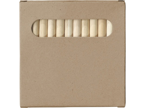 Набор карандашей для раскрашивания Artemaa с 12 предметами, натуральный - рис 4.