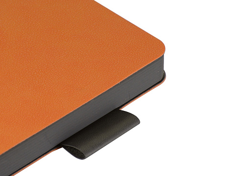 Ежедневник А5 датированный Boston 2026, оранжевый с серым обрезом - рис 5.