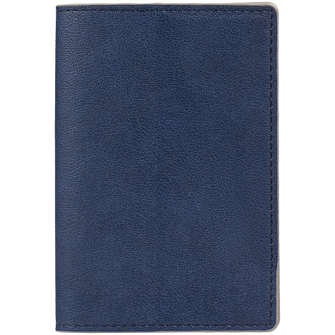 Обложка для паспорта Petrus, синяя - рис 2.