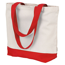 Сумка для шоппинга Cotton из переработанного хлопка 280 г, красный