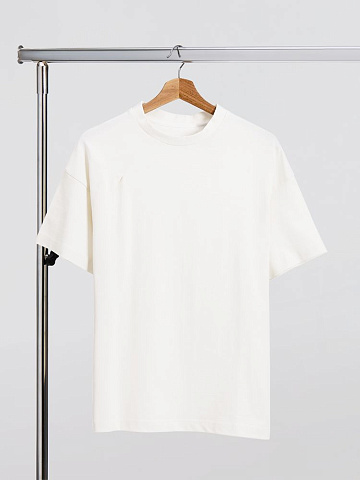 Футболка оверсайз унисекс Sinkopa, молочно-белая