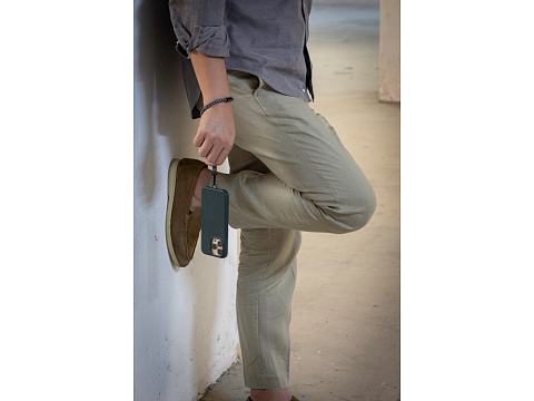 Ремешок-держатель для телефона на запястье Lany Wristband Eco, серый - рис 12.