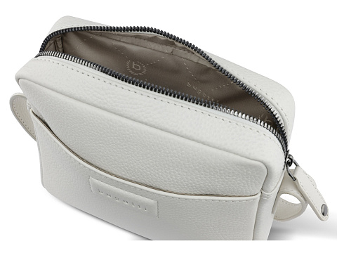 Сумка кросс-боди женская BUGATTI Elsa, белая, воловья кожа/полиэстер, 19х5,5х14 см - рис 6.