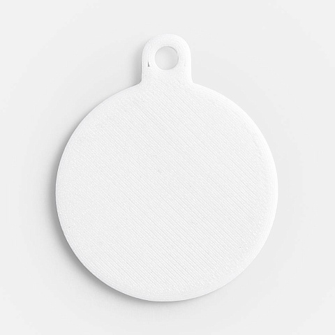 Подвеска Round, 3D-печать, белая - рис 3.