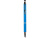 Ручка металлическая шариковая Legend Gum софт-тач, голубой - миниатюра - рис 2.