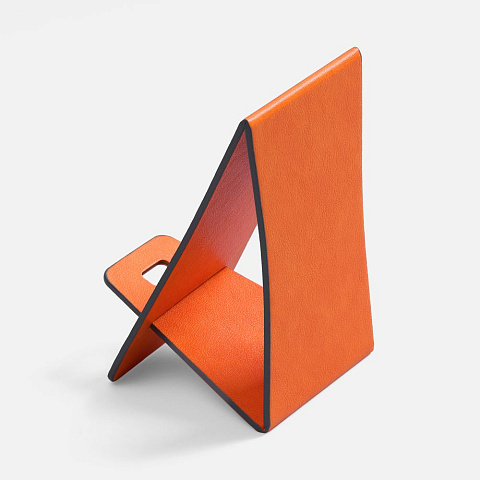 Подставка для телефона Petrus, оранжевая - рис 4.