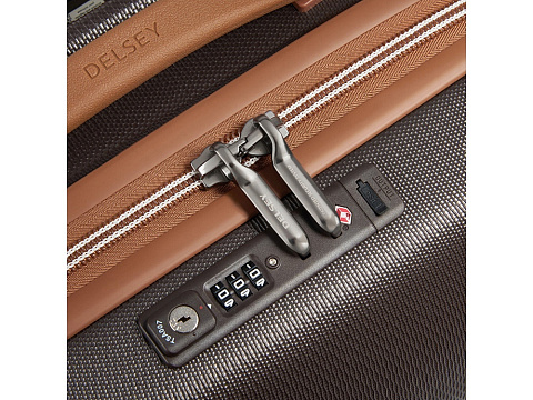 Чемодан 4-х колесный DELSEY, CHATELET AIR 2.0, 38л, коричневый - рис 4.