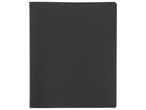 Папка на 4-х кольцах А4, черная - рис 2.