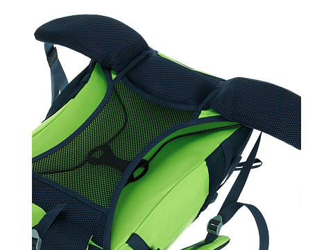 Туристический рюкзак TORBER КЕМПИНГ, синий/салатовый, полиэстер, 36 х 54 х 16 см - рис 8.