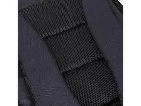 Рюкзак TORBER CLASS X, черный с синей вставкой, полиэстер 900D, 45 x 32 x 16 см - рис 10.