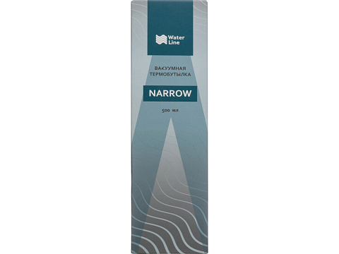 Термобутылка Narrow с вакуумной изоляцией, 500 мл, черный - рис 9.