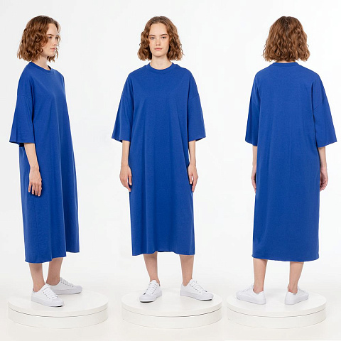 Платье D2, синее - рис 4.