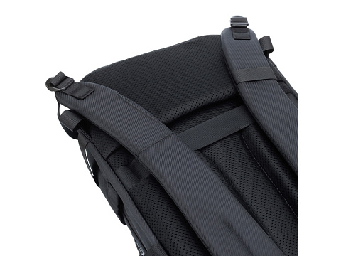 Рюкзак TORBER VOYAGE с отделением для ноутбука 18'', черный, полиэстер 900D, 34х16х47 см, 20 л - рис 9.