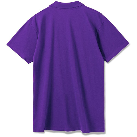 Рубашка поло мужская Summer 170, темно-фиолетовая - рис 3.