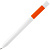 Ручка шариковая Swiper SQ, белая с оранжевым - миниатюра - рис 3.