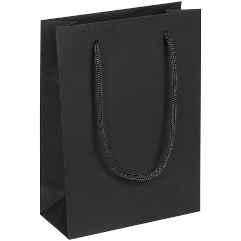 Пакет бумажный Vid S, черный - рис 2.