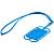 Картхолдер с креплением для телефона, синий - миниатюра