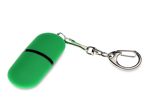 Флешка Goutte Soft-touch на 4 Гб, зеленый