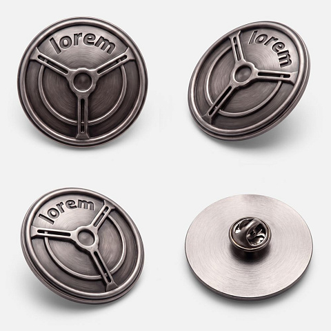 Значок металлический Pingo под заказ, M - рис 7.