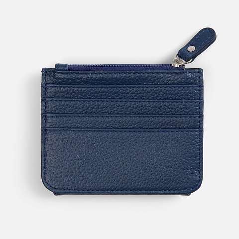 Картхолдер на молнии Unison, синий - рис 4.