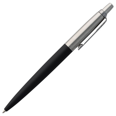 Ручка шариковая Parker Jotter Core K63, черный с серебристым - рис 4.
