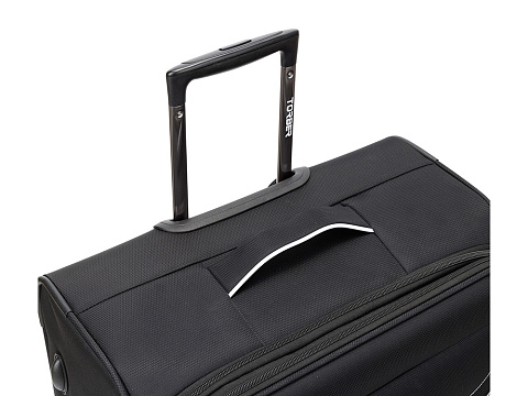 Чемодан TORBER НЕРО, чёрный, переработанный ПЭТ, 48 х 28 х 79 см, 90 л - рис 8.