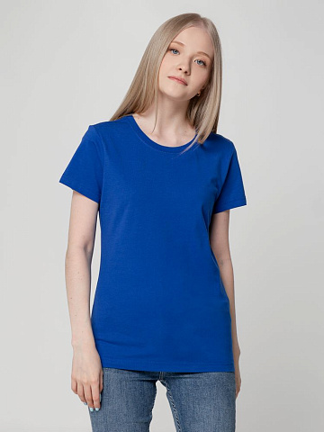 Футболка женская T-bolka Lady, ярко-синяя - рис 6.