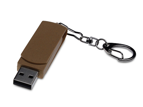 Флешка USB 2.0 Варуна на 128 ГБ, коричневый