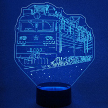 3D светильник Железнодорожнику
