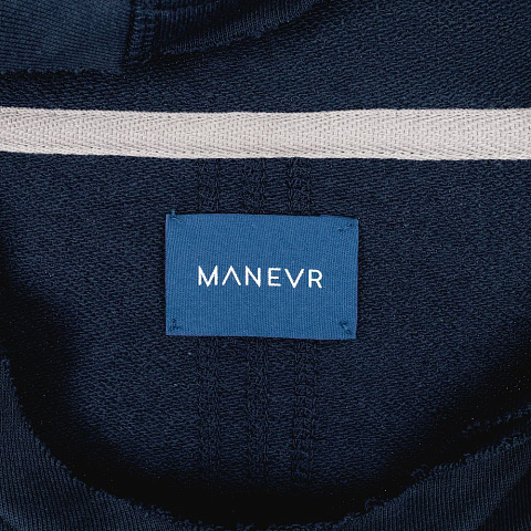 Худи унисекс Vozduh 1.0, темно-синее - рис 7.