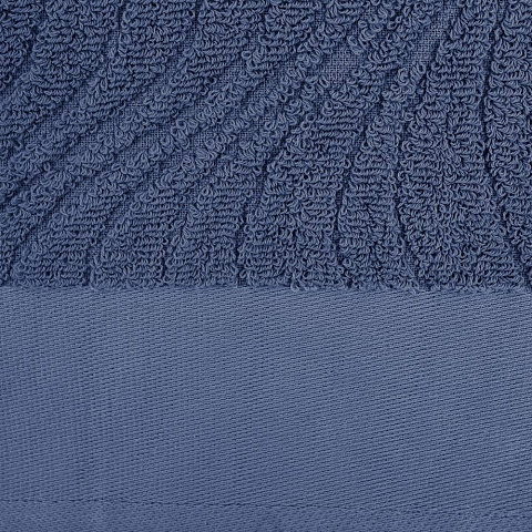 Полотенце New Wave, среднее, синее - рис 4.