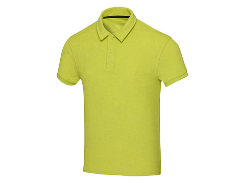Рубашка поло унисекс Akoya из переработанного махрового материала - Лайм